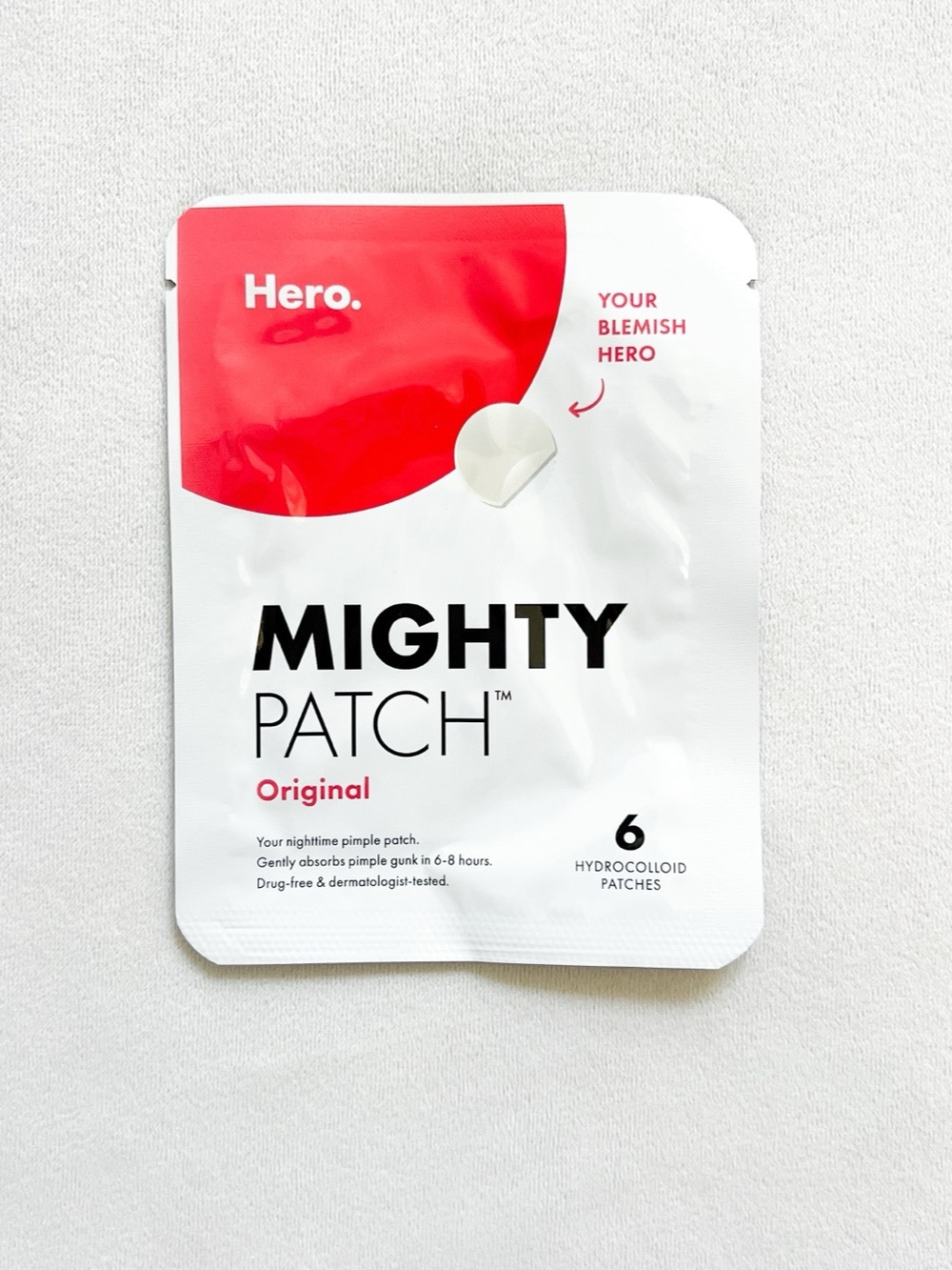 Hero Cosmetics Mighty Patch Original Acne Pimple Patches 6 Count